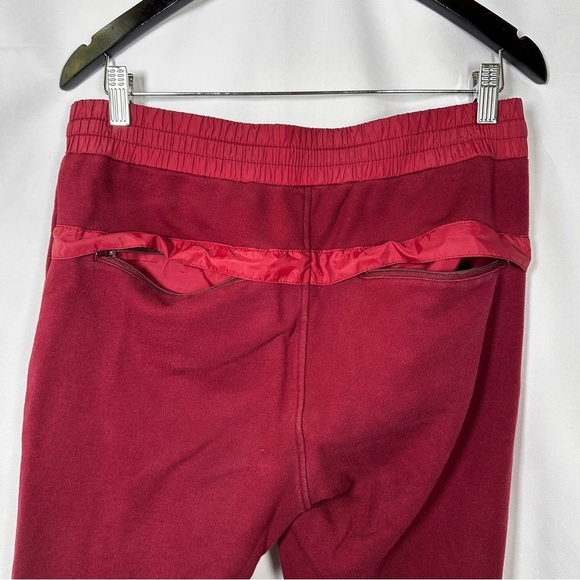 KITH Jackson Pant nylon overlay joggers Landmarks Collection Large burgundy - Picture 13 of 15